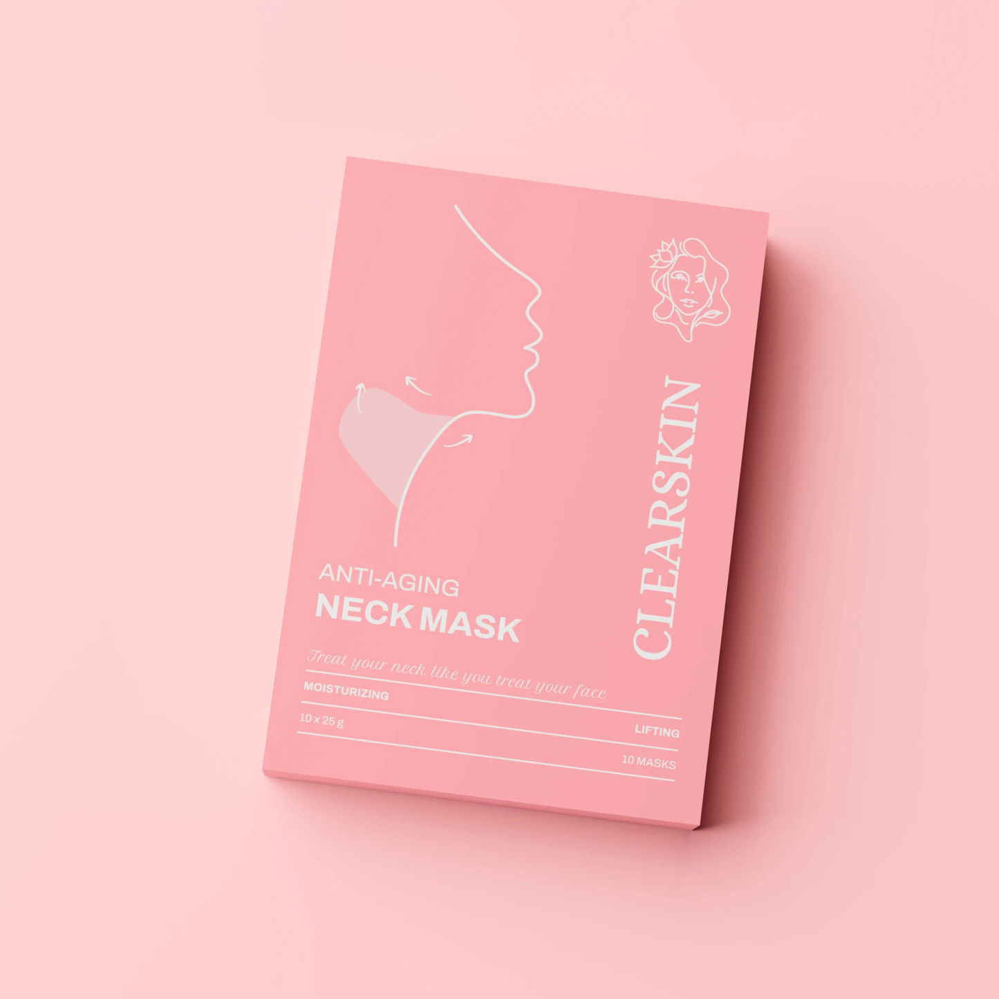 Masque anti-âge pour le cou