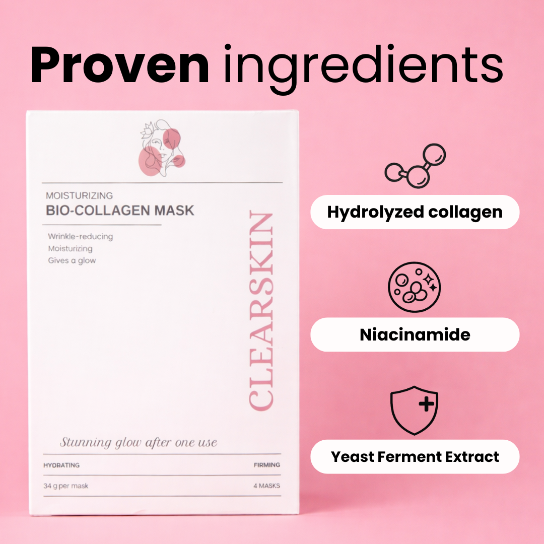 Masque bio-collagène ultra-hydratant