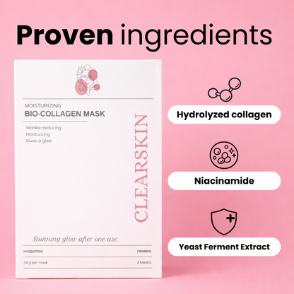 Masque bio-collagène ultra-hydratant