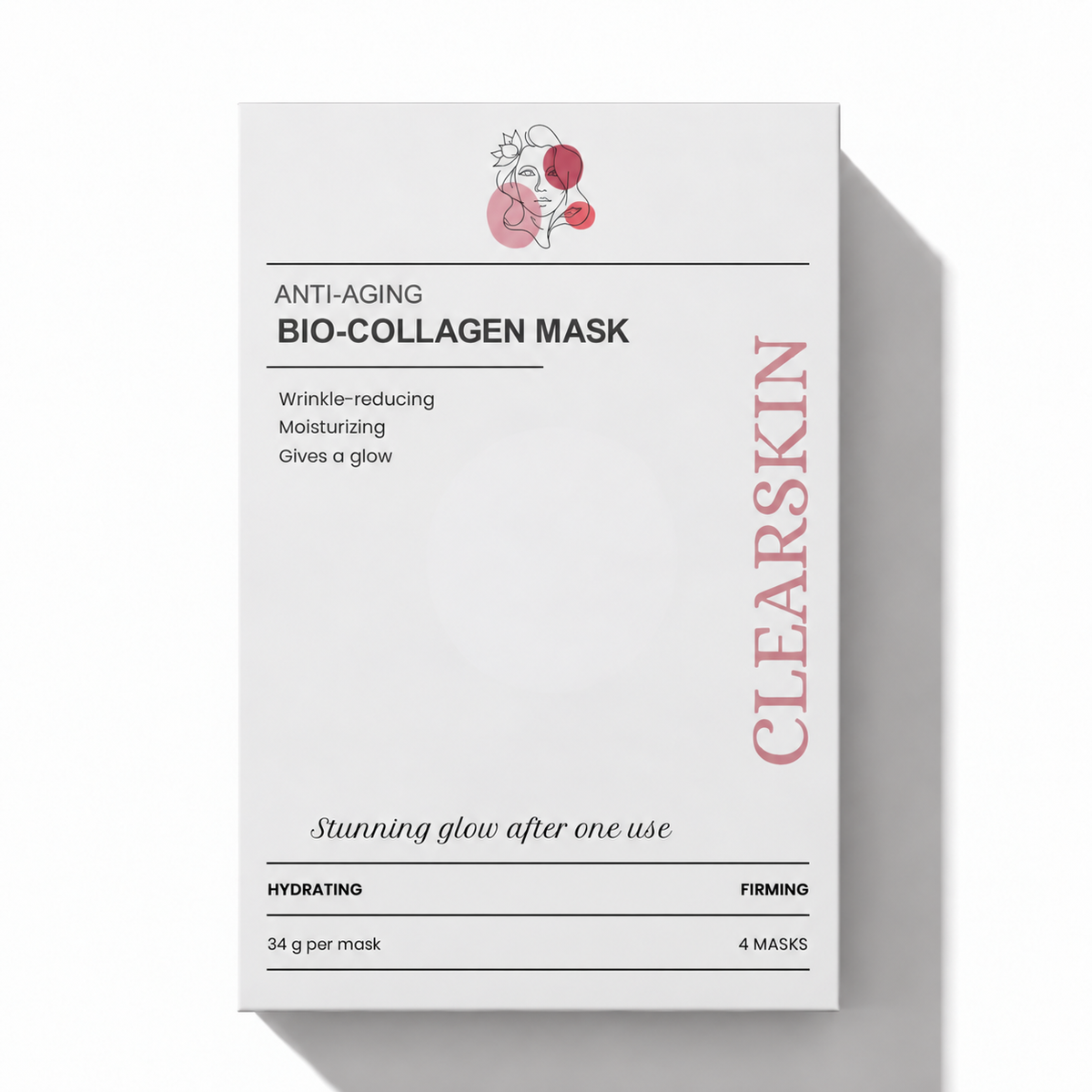 Masque bio-collagène ultra-hydratant