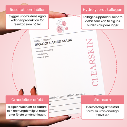 Masque bio-collagène ultra-hydratant