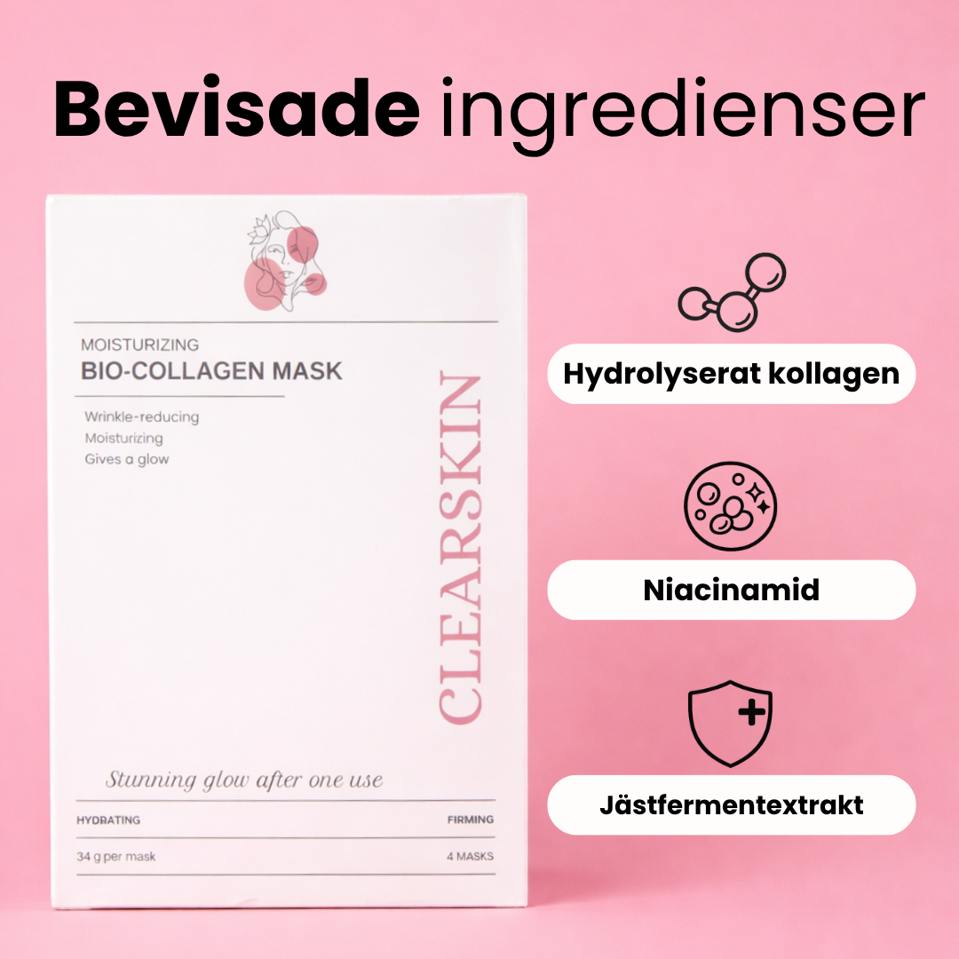 Masque bio-collagène ultra-hydratant
