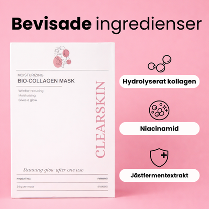 Masque bio-collagène ultra-hydratant