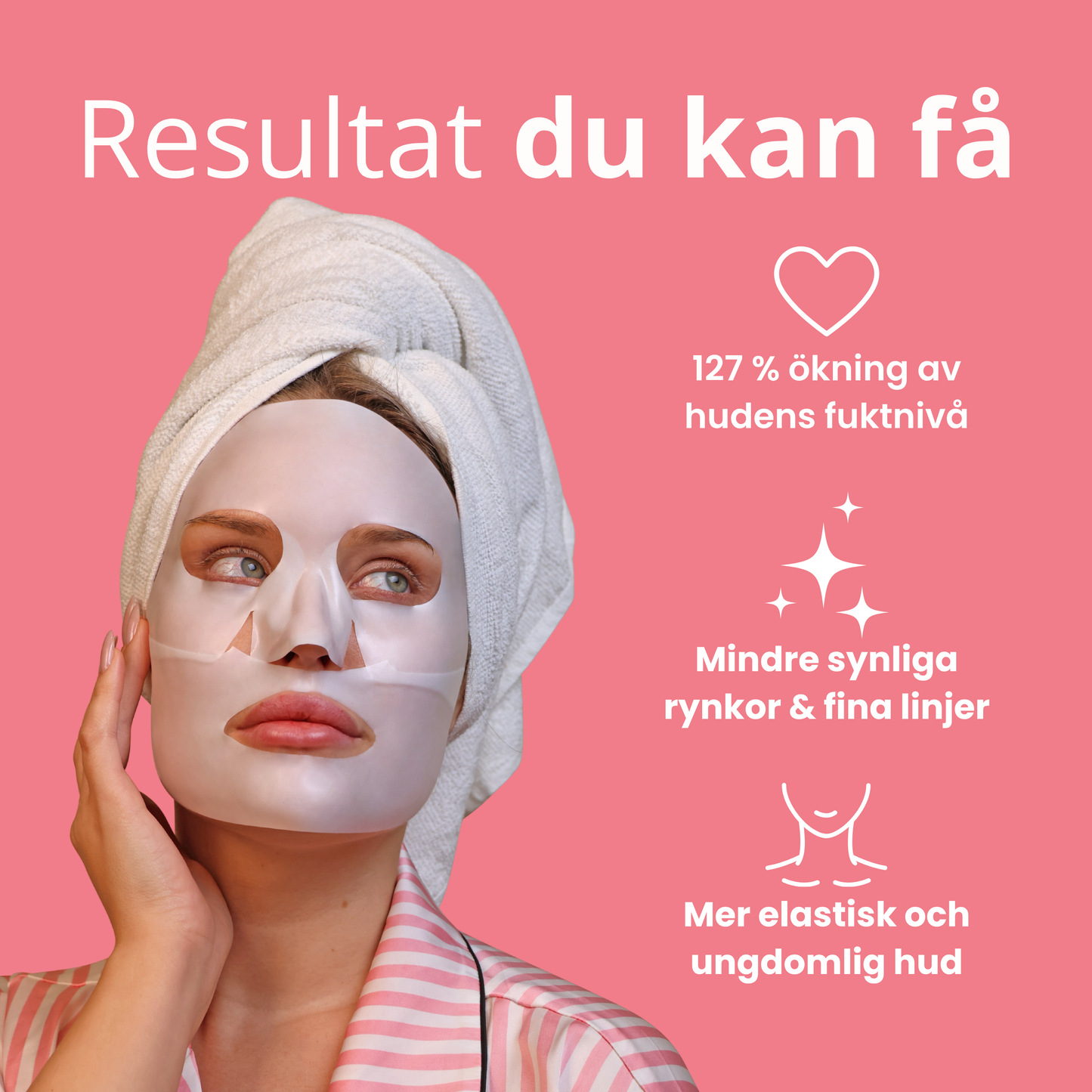 Masque bio-collagène ultra-hydratant