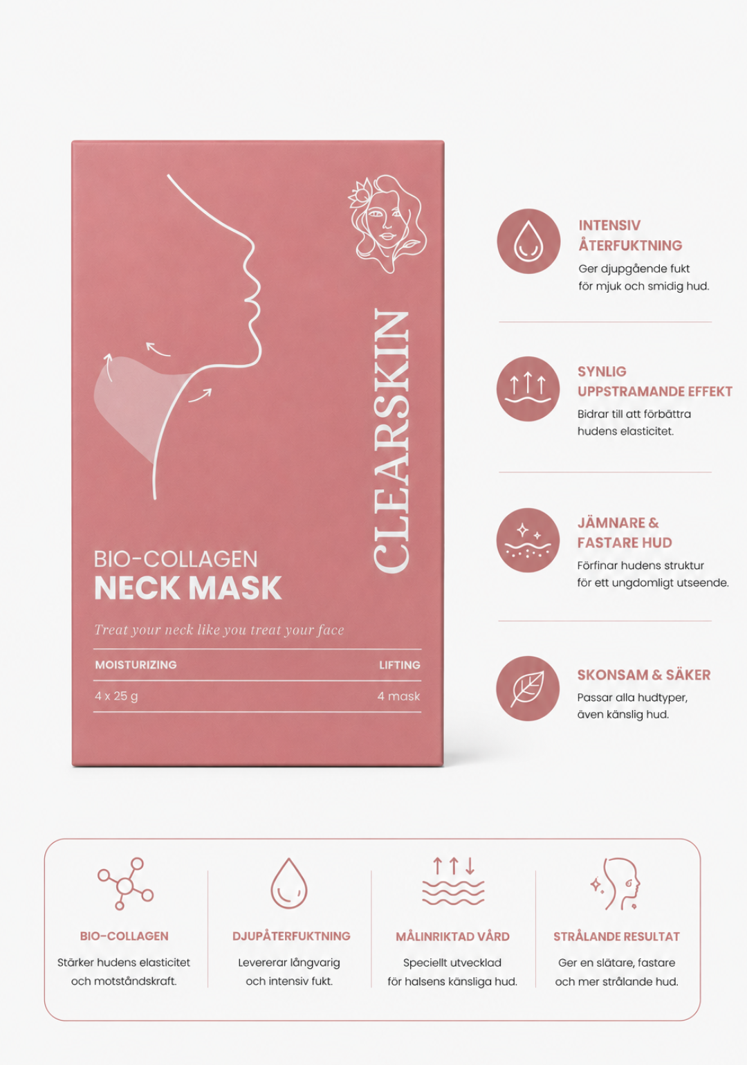 Masque anti-âge pour le cou 2.0