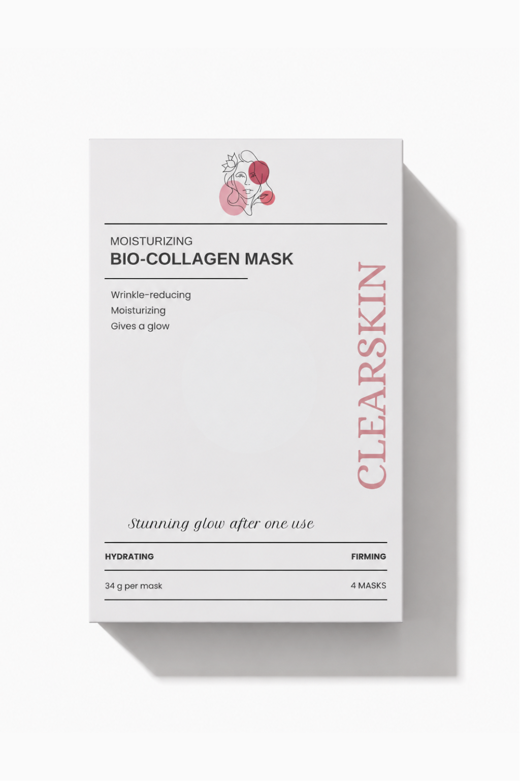 Masque bio-collagène ultra-hydratant